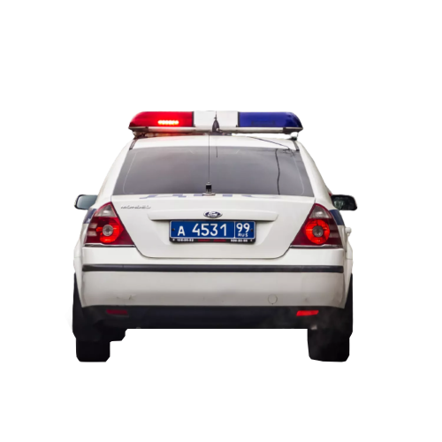 Муляж машины ДПС тыльный в Новокузнецке